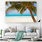 Sea Landscape with Palm Tree